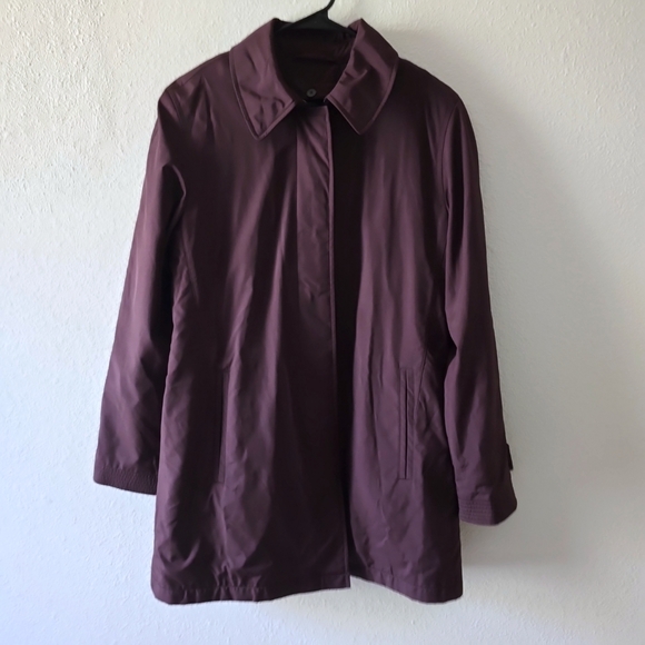 Calvin Klein Women's Purple Wool Line Jacket  Size 6 - Picture 12 of 12